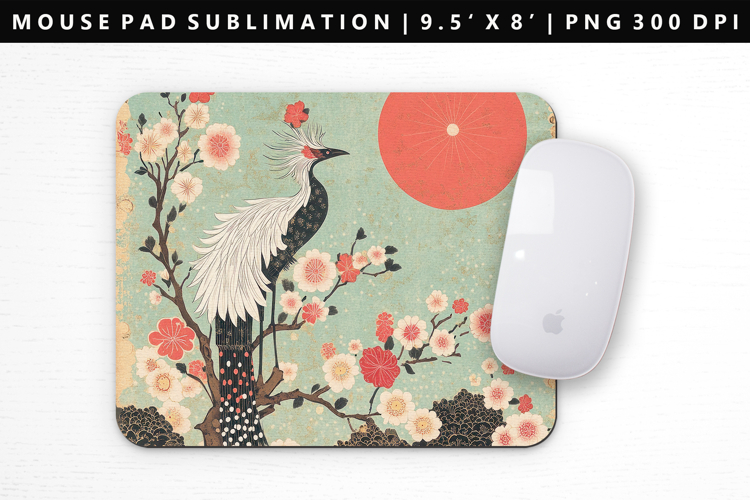 Hanafuda Mouse Pad Design | Mouse Pad Sublimation PNG
