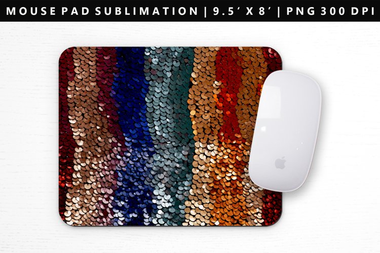 Sequin Mouse Pad Design | Mouse Pad Sublimation PNG