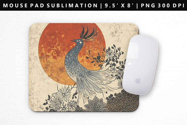 Hanafuda Mouse Pad Design | Mouse Pad Sublimation PNG
