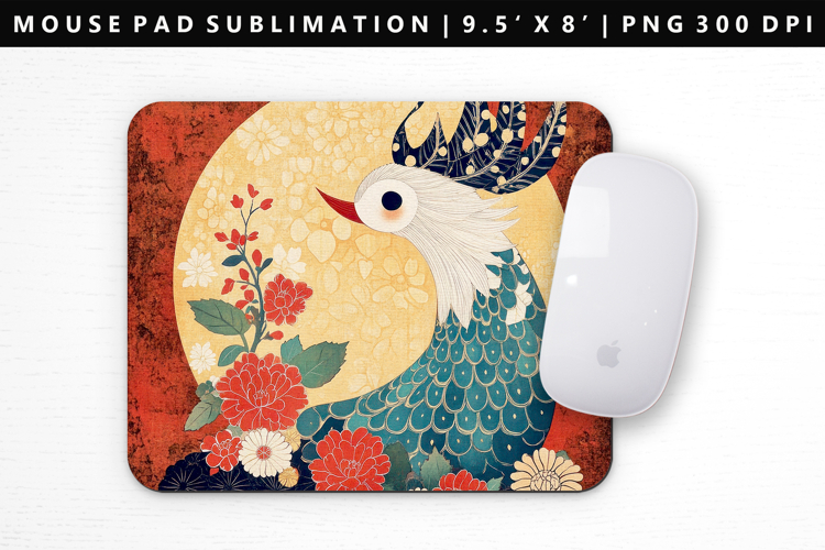 Hanafuda Mouse Pad Design | Mouse Pad Sublimation PNG