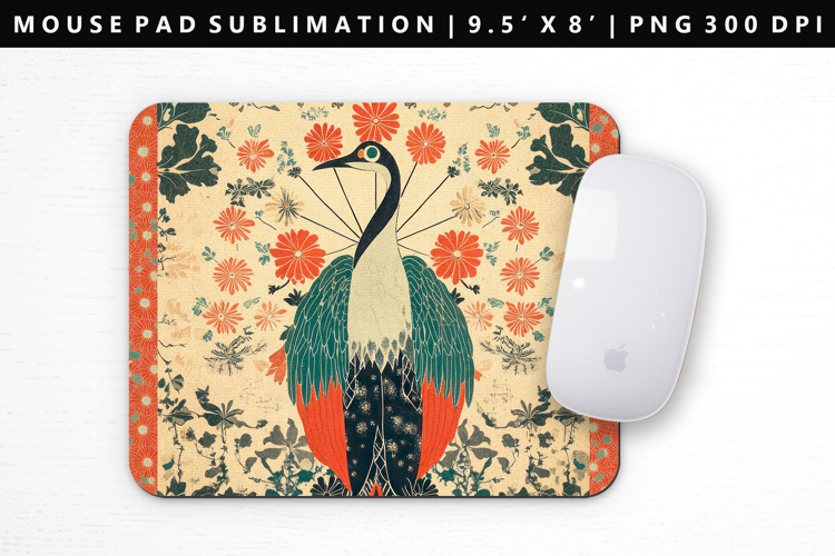 Hanafuda Mouse Pad Design | Mouse Pad Sublimation PNG