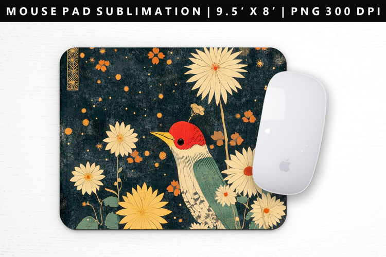 Hanafuda Mouse Pad Design | Mouse Pad Sublimation PNG