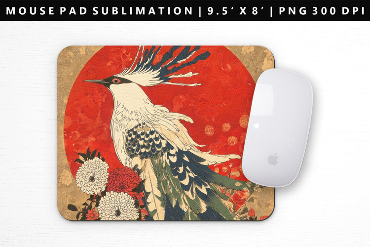 Hanafuda Mouse Pad Design | Mouse Pad Sublimation PNG
