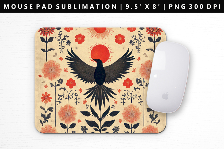 Hanafuda Mouse Pad Design | Mouse Pad Sublimation PNG