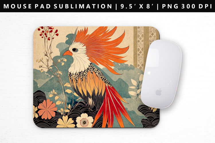 Hanafuda Mouse Pad Design | Mouse Pad Sublimation PNG