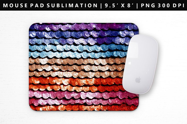 Sequin Mouse Pad Design Mouse Pad Sublimation (2947278)
