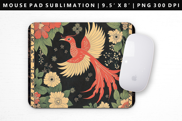 Hanafuda Mouse Pad Design | Mouse Pad Sublimation PNG