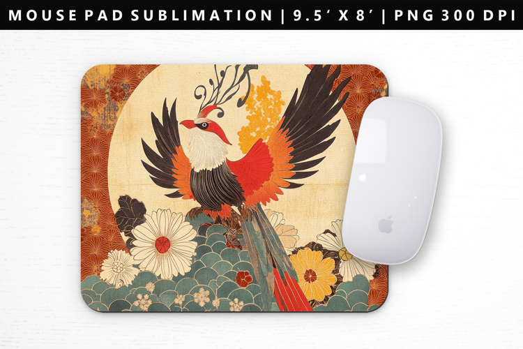 Hanafuda Mouse Pad Design | Mouse Pad Sublimation PNG