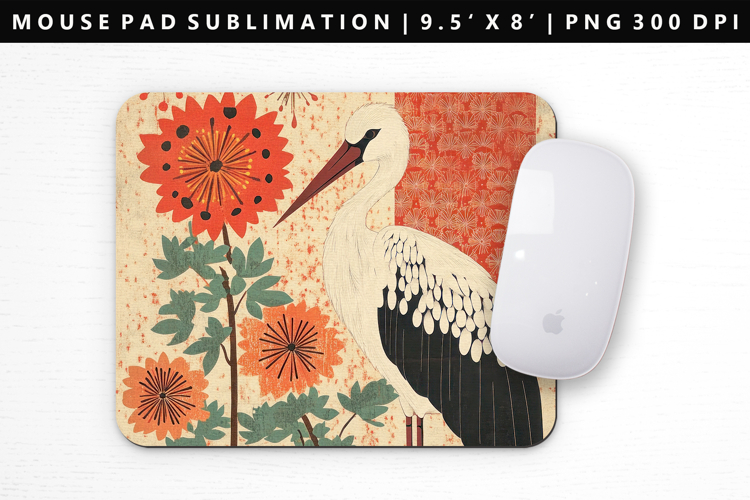 Hanafuda Mouse Pad Design | Mouse Pad Sublimation PNG