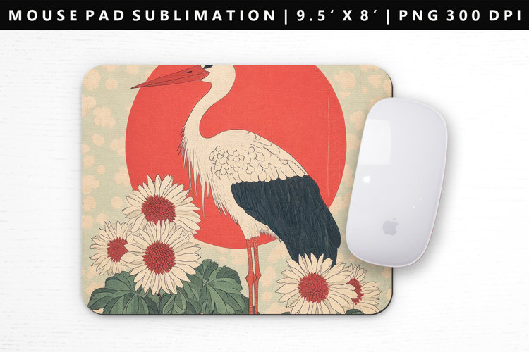 Hanafuda Mouse Pad Design | Mouse Pad Sublimation PNG