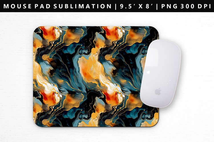 Alcohol Ink Mouse Pad Design | Mouse Pad Sublimation PNG