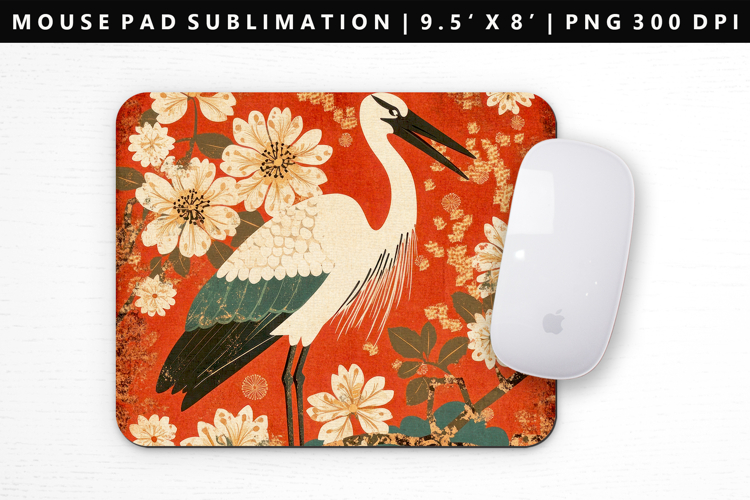 Hanafuda Mouse Pad Design | Mouse Pad Sublimation PNG