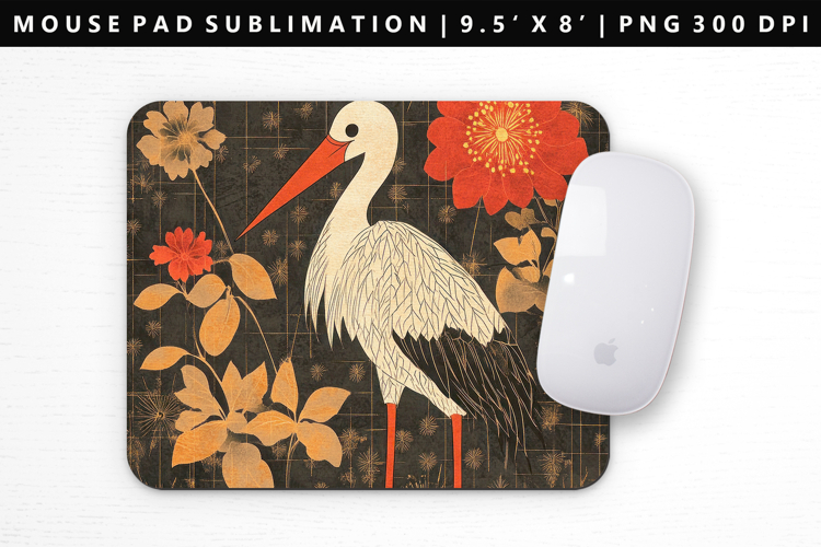 Hanafuda Mouse Pad Design | Mouse Pad Sublimation PNG