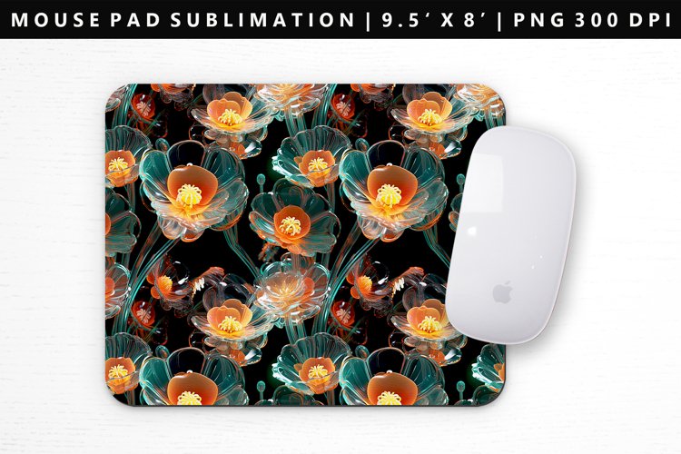 Flower Mouse Pad Design Mouse Pad Sublimation (3011843)