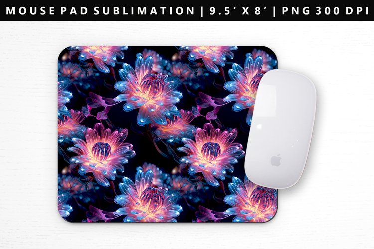 Flower Mouse Pad Design Mouse Pad Sublimation (3011846)