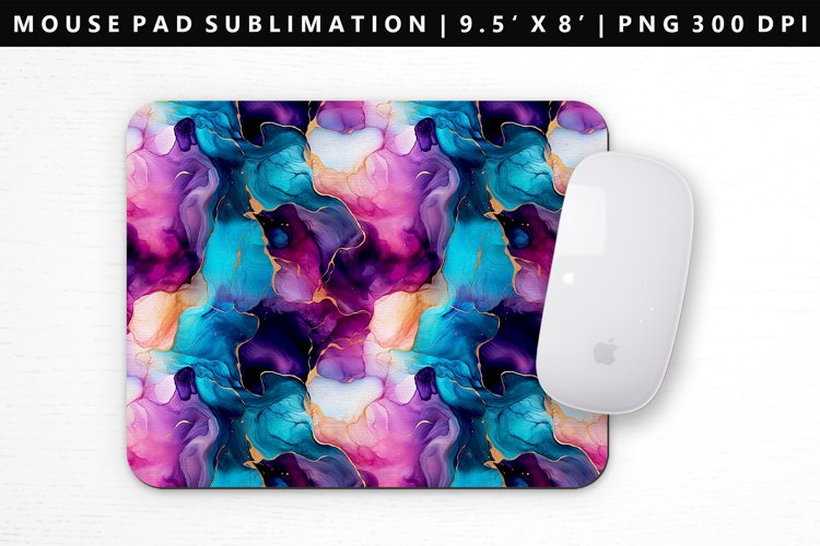 Alcohol Ink Mouse Pad Design | Mouse Pad Sublimation PNG
