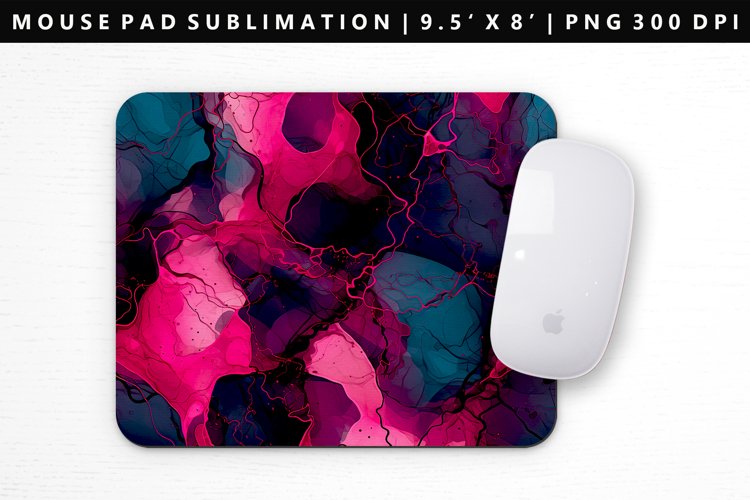 Alcohol Ink Mouse Pad Design | Mouse Pad Sublimation PNG
