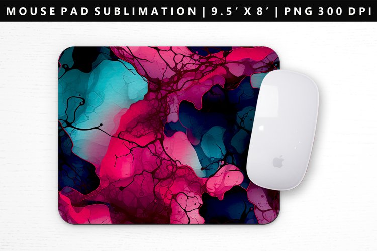 Alcohol Ink Mouse Pad Design Mouse Pad (3045641)