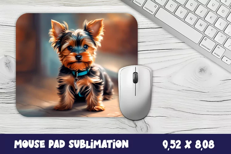 Animal mouse pad sublimation design | Mousepad dog