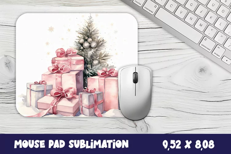 Tree christmas mouse pad / sublimation