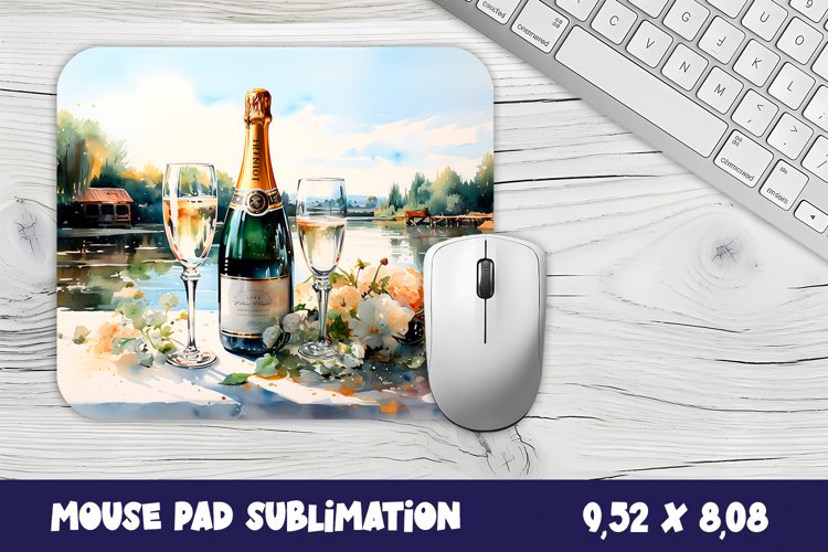 Summer Wedding | Sublimation mouse pad