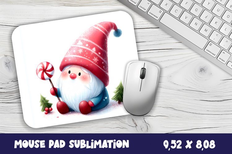Mouse pad sublimation, Gnomes mouse pad