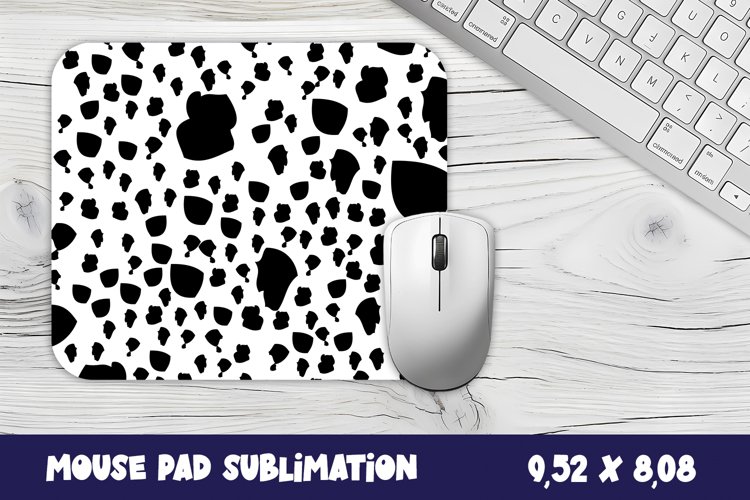Leopard Mouse Pad PNG, Sublimation Design