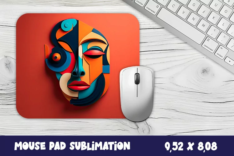 3d Mouse pad, sublimation, 3d girl mouse pad design
