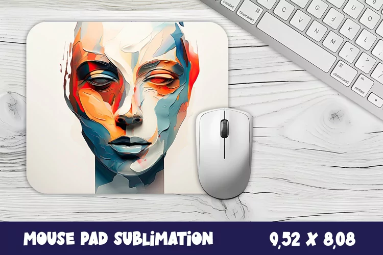 3d Mouse pad, sublimation, 3d girl mouse pad design