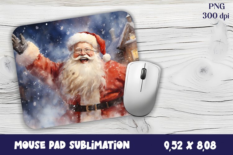 Funny Santa Claus MousePad | Christmas Mouse