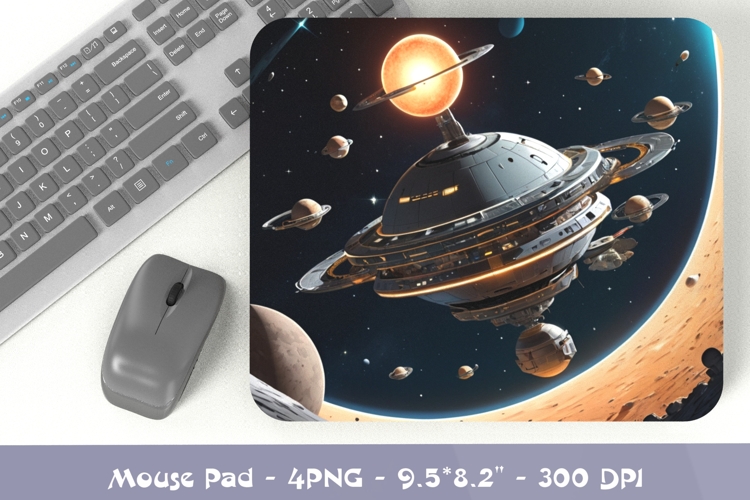 Cosmic Inspiration Mousepad Sublimation PNG