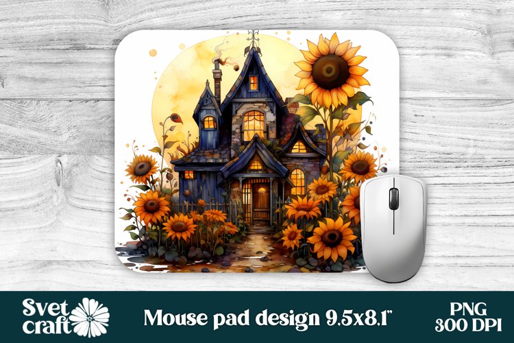 Halloween mouse pad sublimation | Halloween mousepad PNG