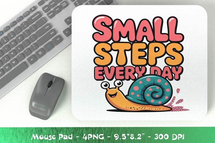Motivational Aphorism Mousepad Sublimation PNG