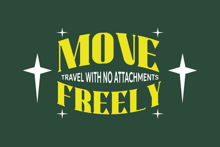 Move Freely Urban Typography T-shirt Design example image 1