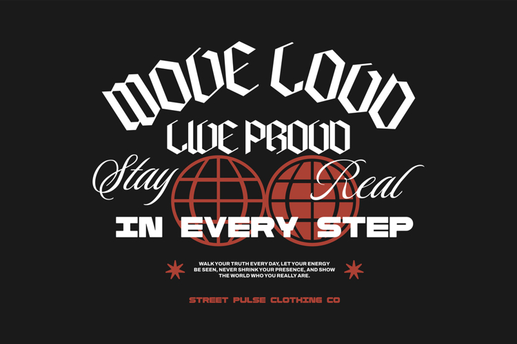 Minimal Typography Streetwear | Motivational Quotes