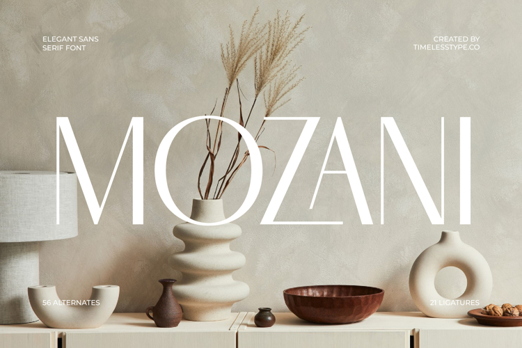 Mozani - Elegant Sans Serif Font