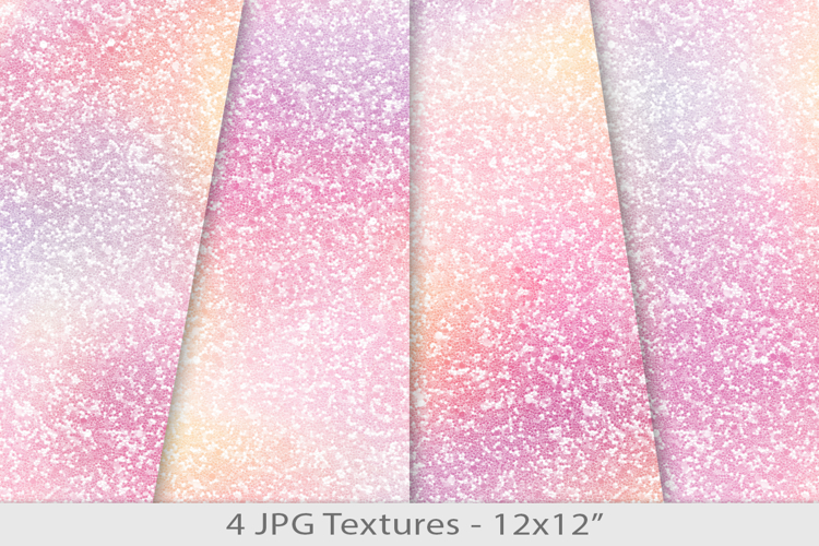 Seamless rainbow gradient glitter pattern
