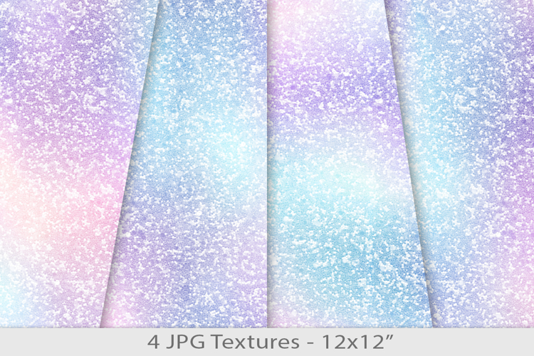 Seamless rainbow gradient glitter pattern