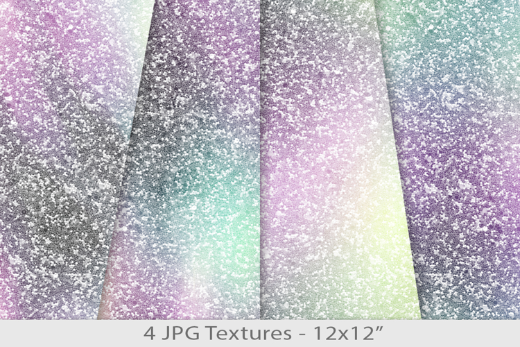 Seamless rainbow gradient glitter pattern