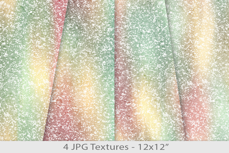 Seamless rainbow gradient glitter pattern