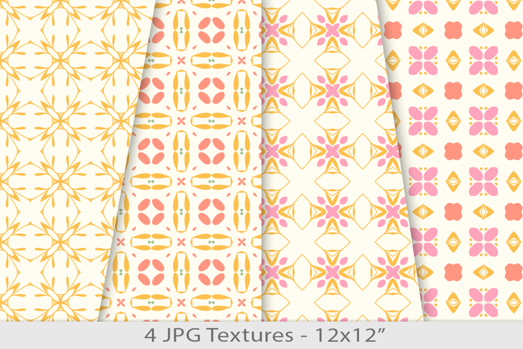 Seamless summer abstract paper pattern