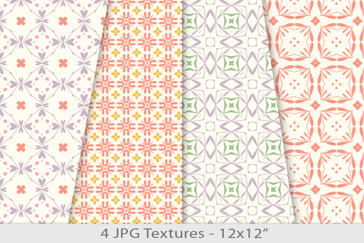 Seamless summer abstract paper pattern
