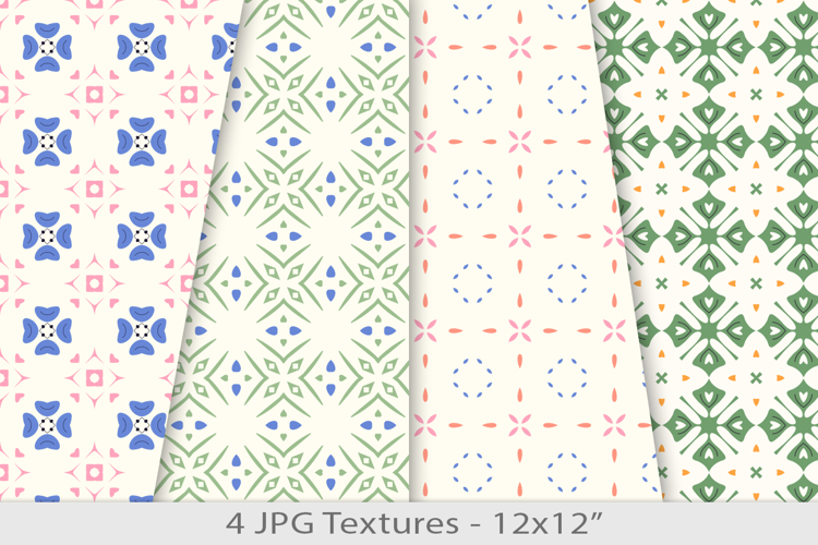Seamless summer abstract paper pattern
