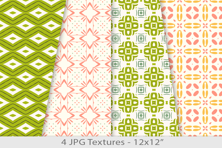 Seamless summer abstract paper pattern