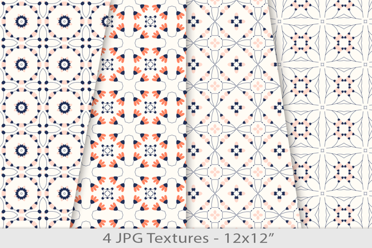 Seamless summer abstract paper pattern