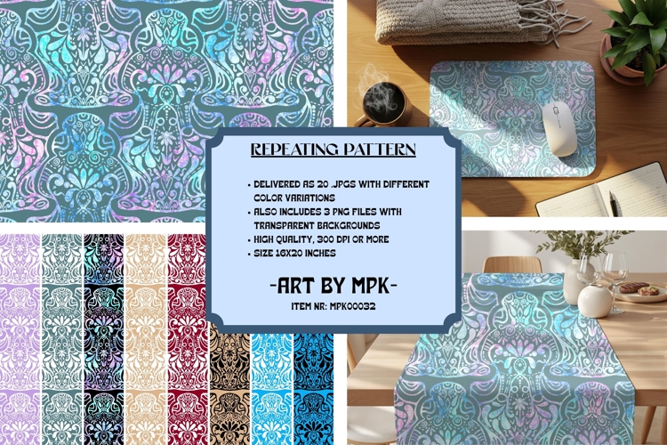 Ornate Lines MPK00032- Repeating pattern