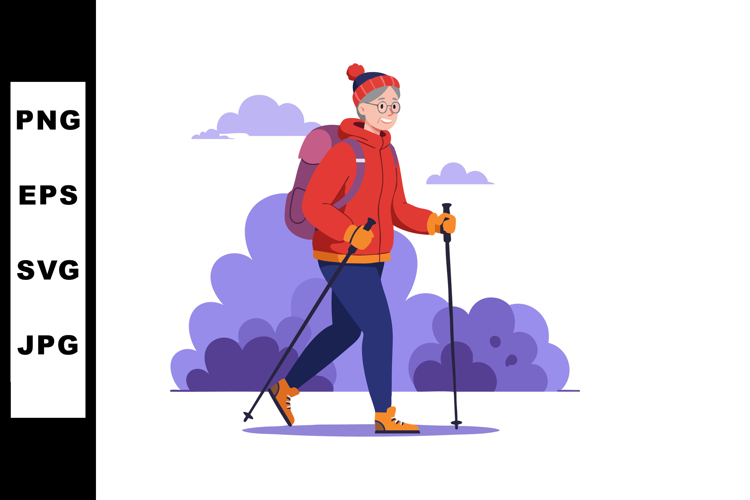 Hiking Clipart Image 5
