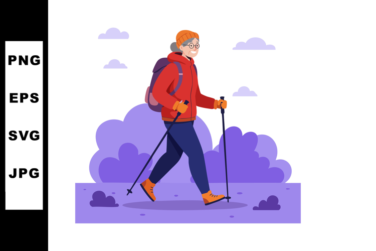 Hiking Clipart Image 4
