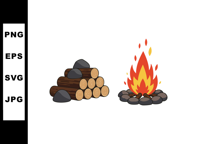 Campfire Illustration Image 12