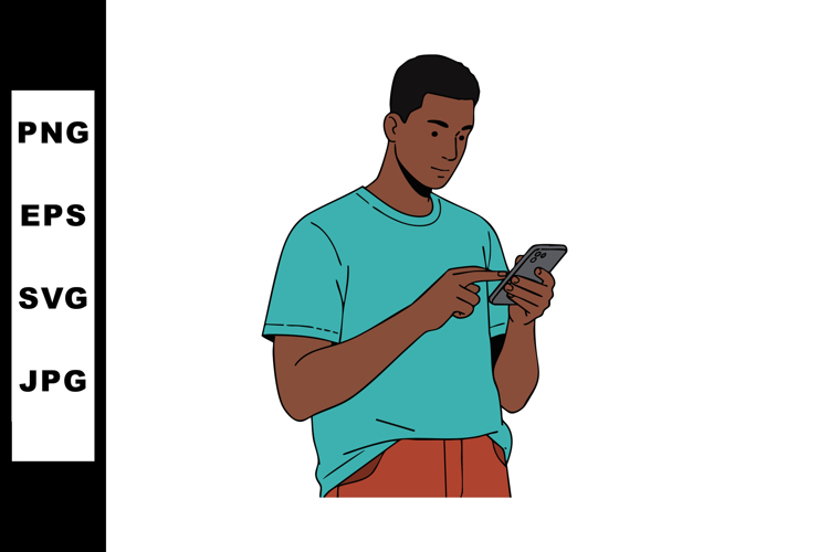 Smartphone Clipart Image 6